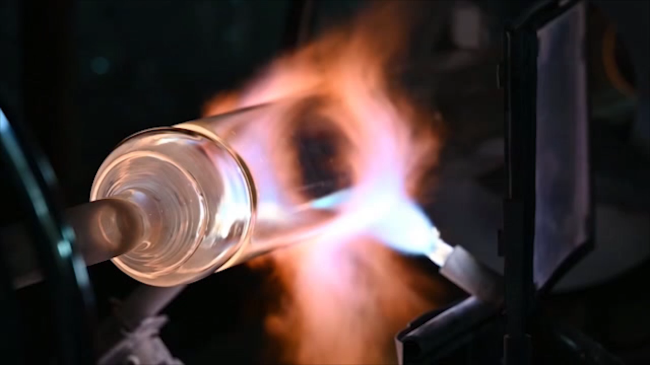 Quartz glass rod machining process