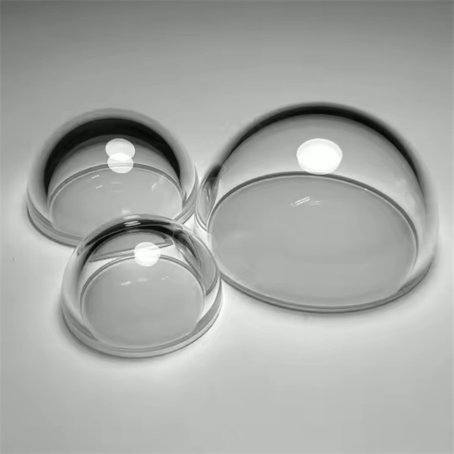 Optical fused dome quartz glass ball cover supplier