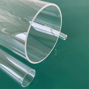 300 -mm -Quarz -Zylinderrohr mit großem Durchmesser