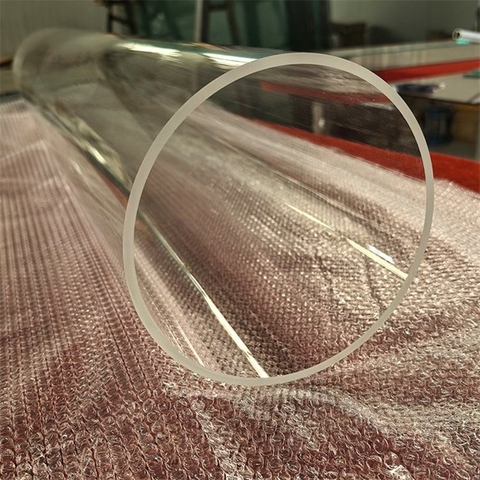 150 Inch Large Diameter Thermocouple Fused Silica Tube