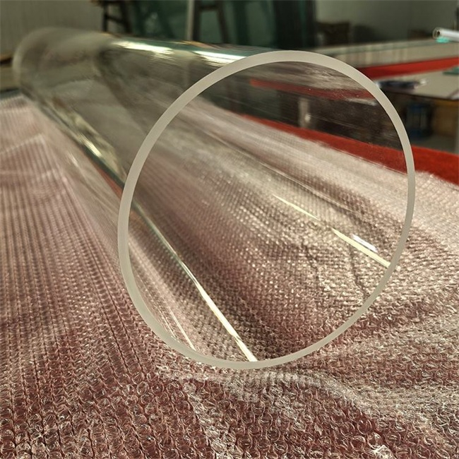 Tube de silice fondu de thermocouple de grand diamètre de 150 pouces