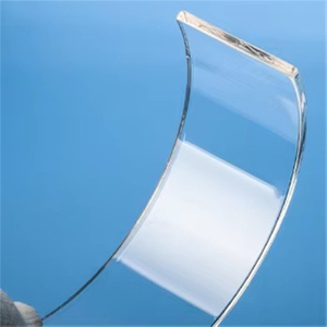 Tube de quartz en forme de C à fusion transparent