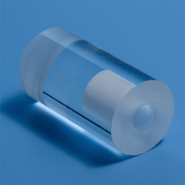 Mini Quartz Rod with Hole at One End