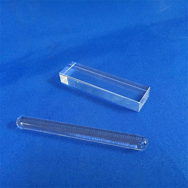 High transmittance high precision optical quartz light guide rod factory