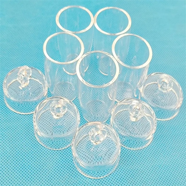 Laboratory high-temperature resistant quartz crucible