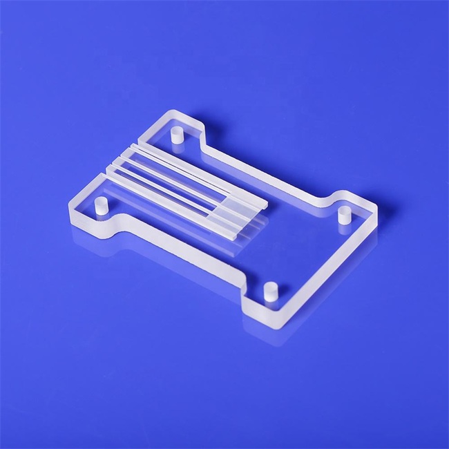 Laser engraving irregular quartz plate factory
