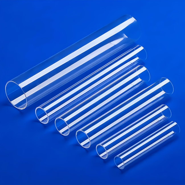 OEM transparent quartz tube supplier