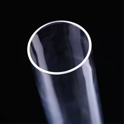 Tubo de cuarzo transparente de 0.5-600 mm de gran diámetro