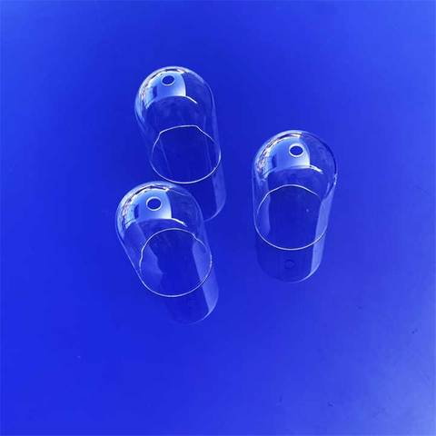 Transparent Bottom Perforated Quartz Glass Test Tube