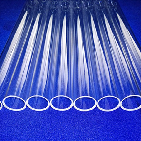 Tube en verre du four à traitement thermique de haute pureté