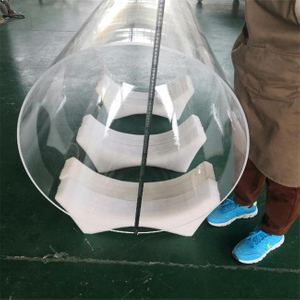 3-980mm Large Diameter Cylindrical Quartz Tube