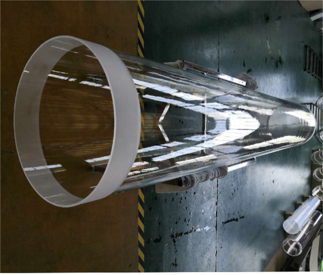 330-2000mm large diameter quartz tube manufacturer