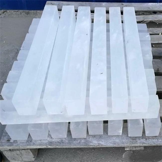 Solid transparent quartz ingot supplier