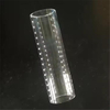 Hochtransparentes perforiertes Quarzglasrohr