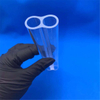 1-100mm Diameter Double Hole Quartz Tube