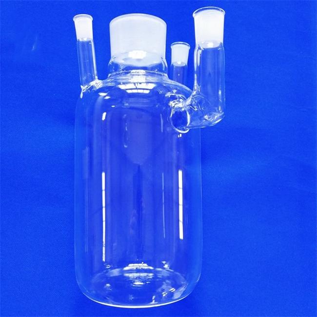 Transparent chemical reaction quartz distillation bottle wholesaler