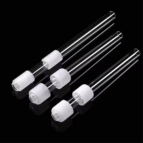 High Purity Transparent Double-shaped Quartz Glass Tube