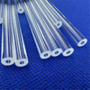 Diametro esterno 1-900 mm Semiconductor Transparent Round Mouth Quartz Tubo