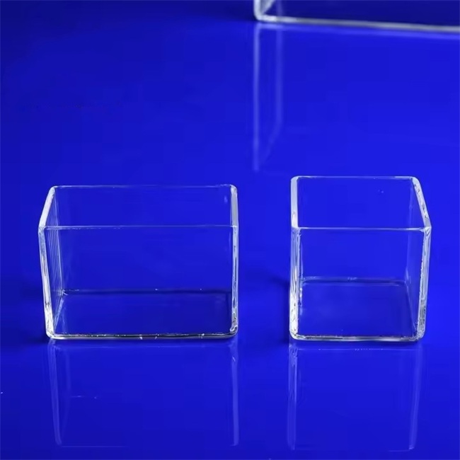 Heat-resistant quartz crucible container suppplier