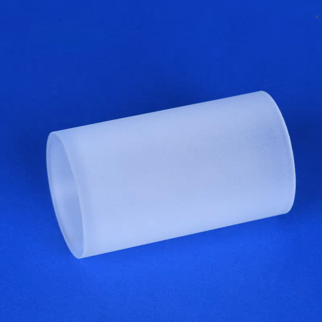 99.99% purity opaque quartz tube with high temperature resistance