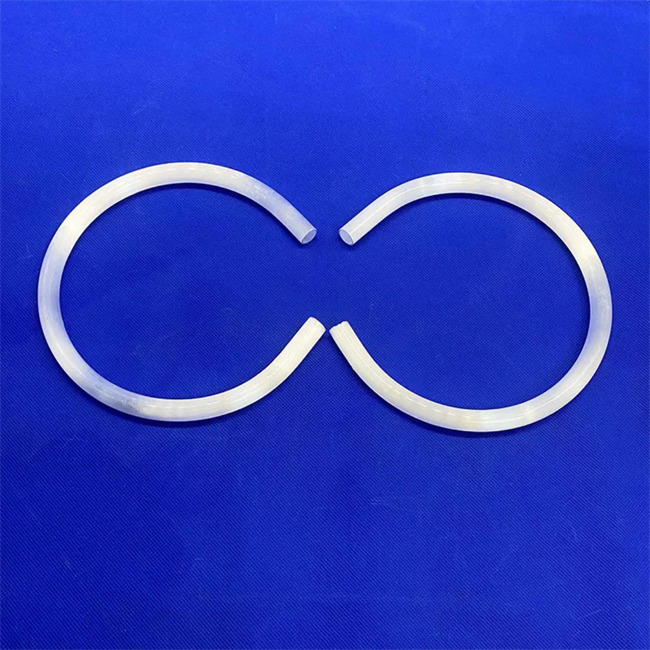 99.99% milky white quartz tube