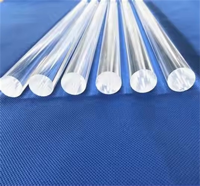 5-200mm transparent optical fused silica glass rod manufacturer