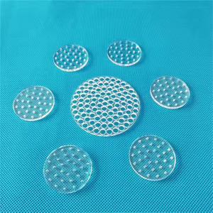 Experimental Instrument Perforated Quartz Glass