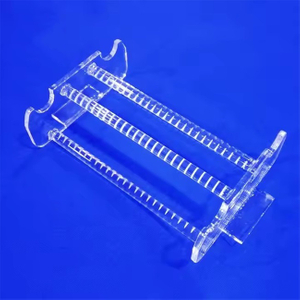 Bateau à quartz semi-conducteur transparent transparent à haute précision