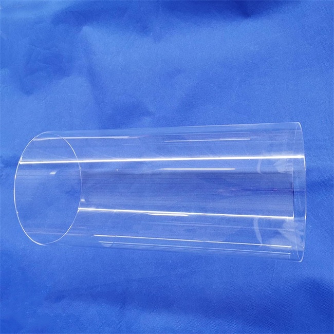 400mm large diameter transparent quartz tube manufacturer