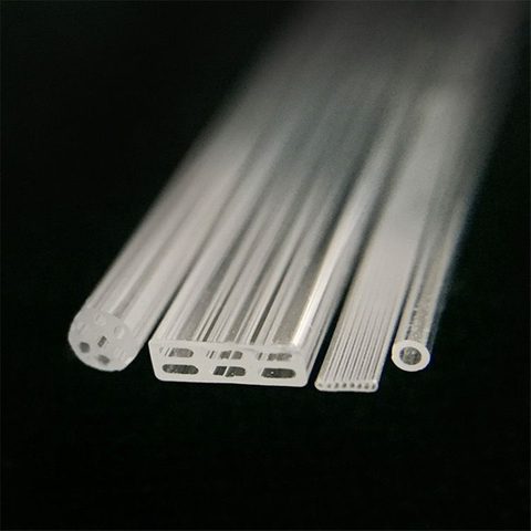 Tubo de cuarzo resistente a la alta temperatura (diámetro 0.5 mm-20 mm)