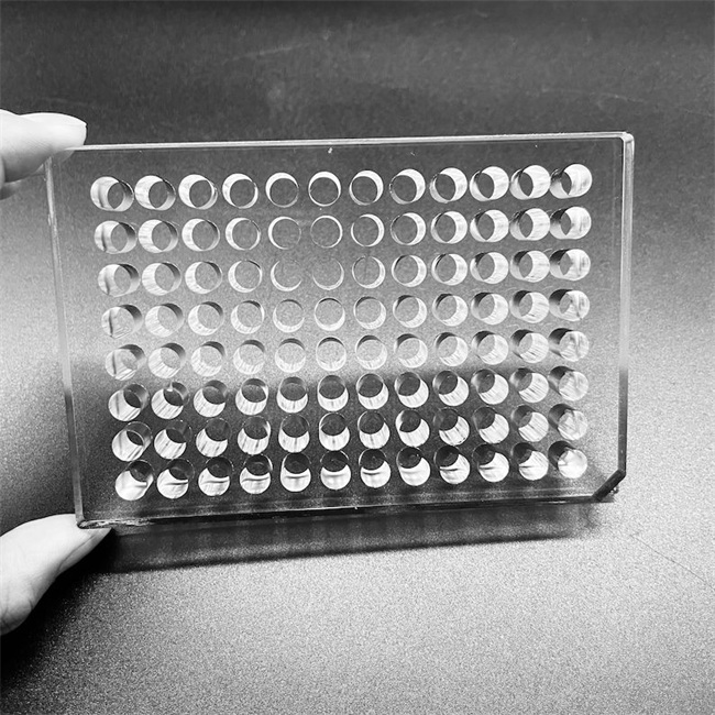 96-well transparent quartz plate supplier