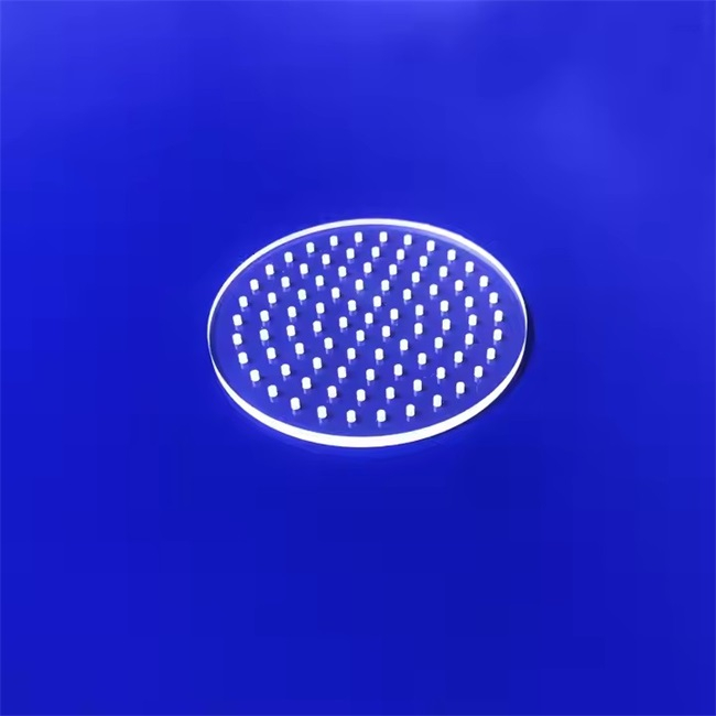 Cnc Machining Quartz Glass Slotted Plate