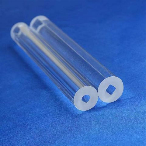 Équipement de stérilisation à haute température à haute pureté Tube en verre de quartz