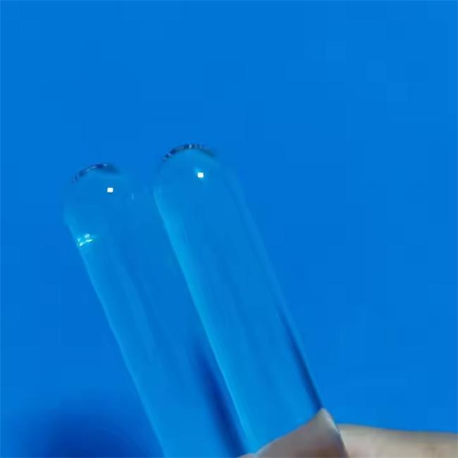 Transparent round bottomed quartz glass rod seller
