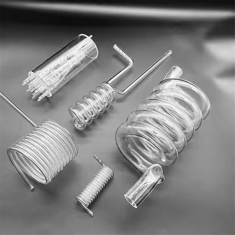 Spiral Liquid Separation Quartz Tube