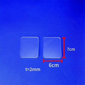 7-6cm High-purity Transparent Quartz Plate