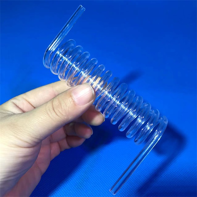 Spiral quartz glass tube manufacturer