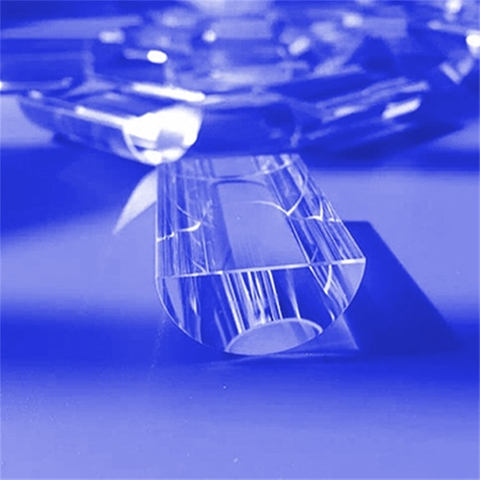 Fabricant de tige de quartz à demi-rond personnalisé à demi-rond