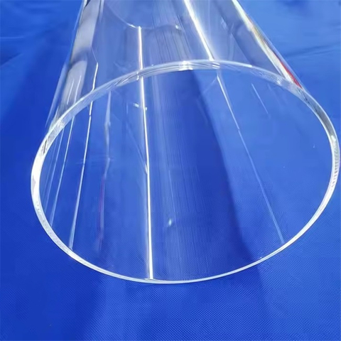 Tubo de vidrio de cuarzo de gran diámetro de 2000 mm