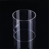 Diamètre 200-600 mm Tube de quartz à bride transparent