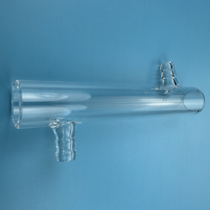 30-500mm Vacuum Double-layer Quartz Tube