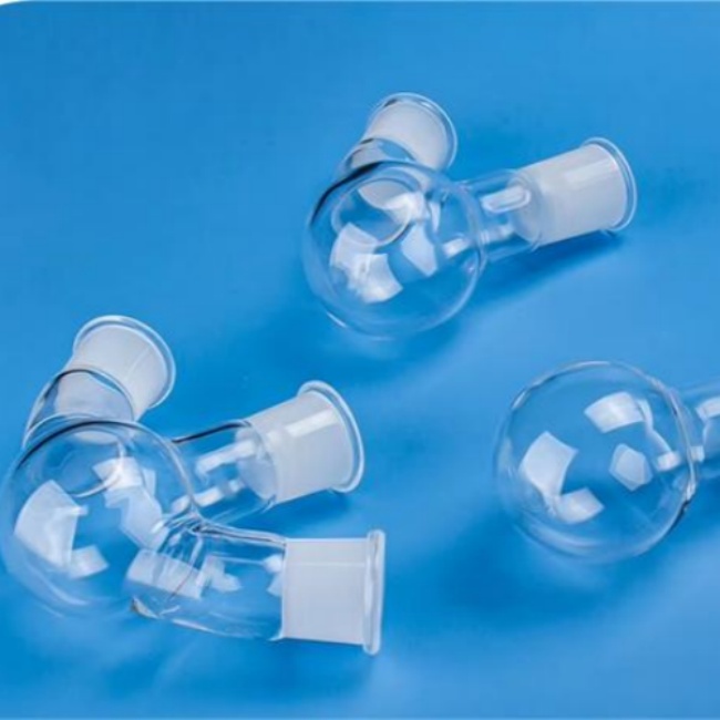 125-3000ml quartz three mouth reaction boiling bottle supplier