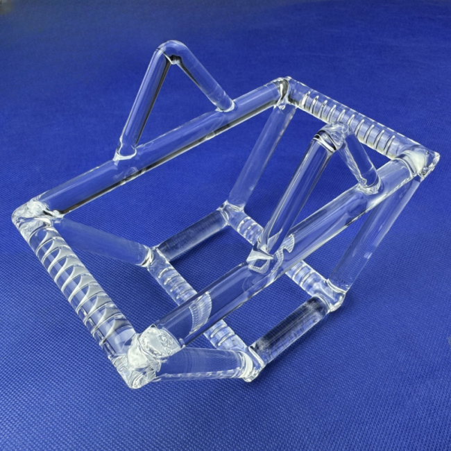 High temperature resistant quartz cleaning rack