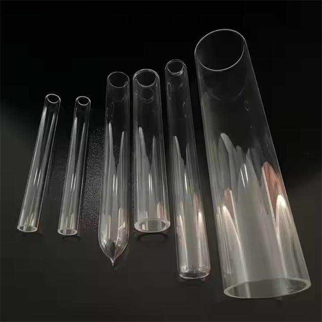 Large caliber thick wall heating furnace quartz sleeve