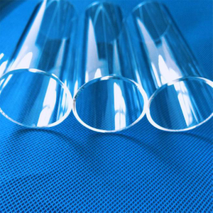 Length 220mm Outer Diameter 120mm Wall Thickness 5mm Transparent Quartz Cylinder