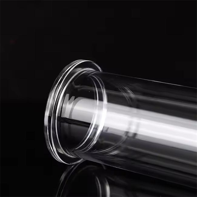 Large-diameter transparent thick walled quartz furnace tube Price