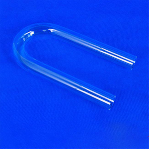 Transparent Polished U-shaped Fused Silica Tube