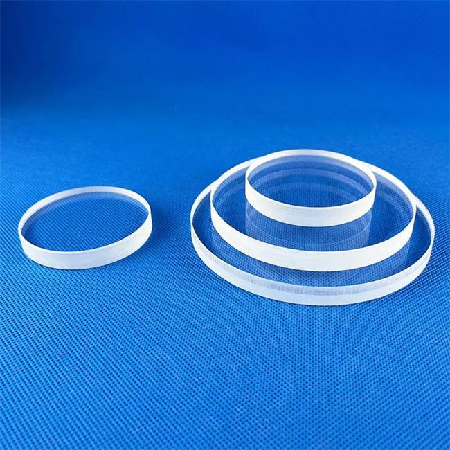 Large diameter frosted polished quartz plate seller