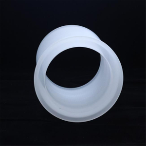 Cylindrical opaque quartz tube with opening at both ends