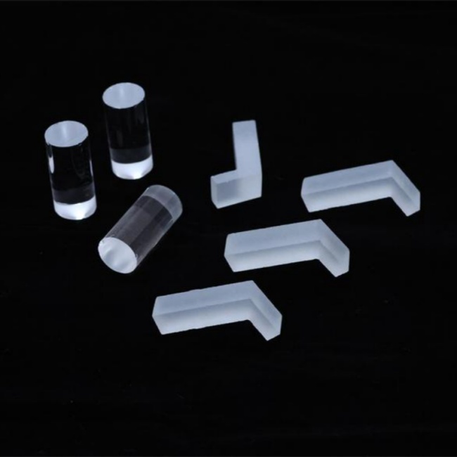 Short transparent fused silica rod factory